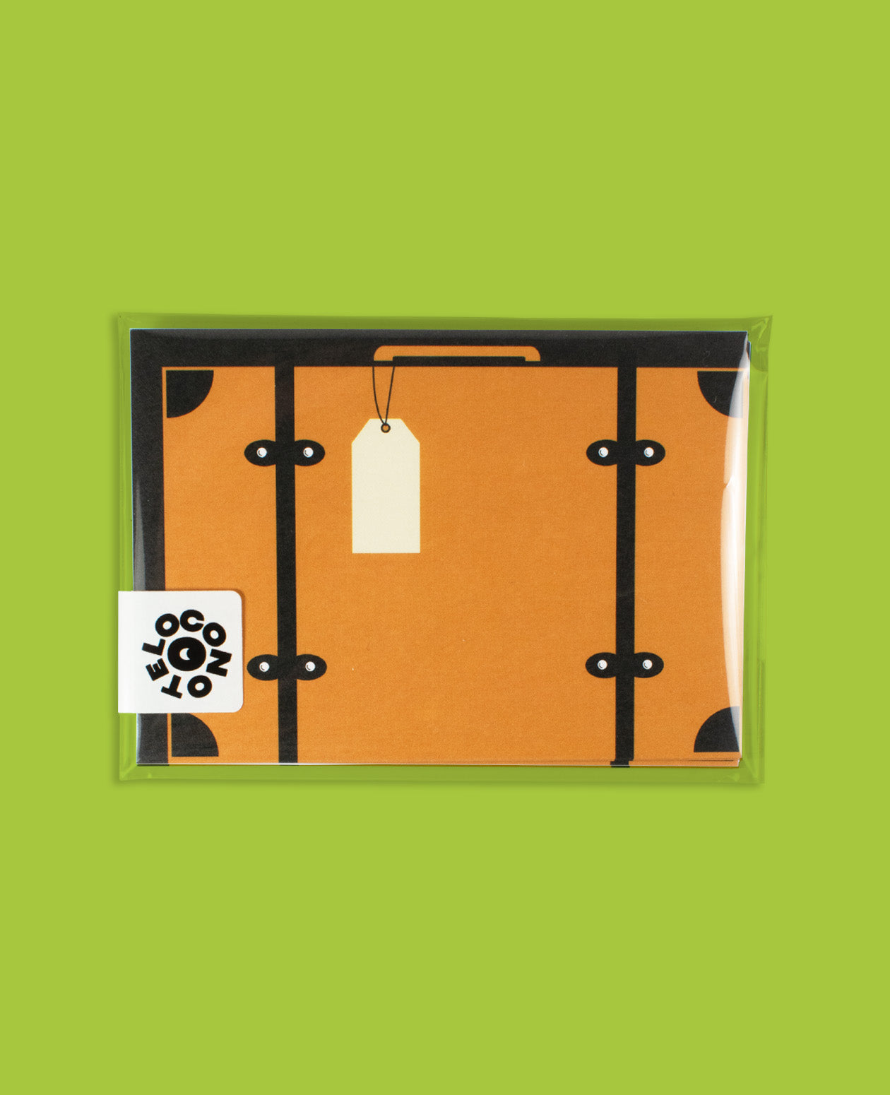 Suitcase Postcard & Luggage Sticker Set