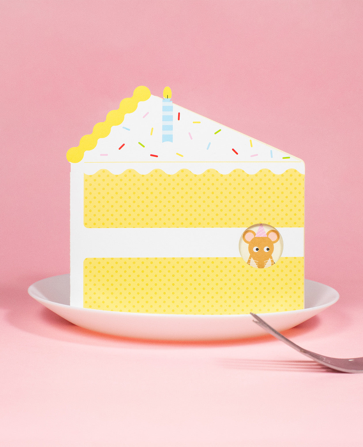 Surprise Birthday Cake Greeting Card