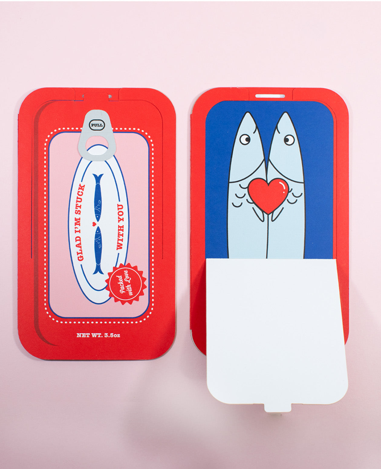 Stuck With You Sardine Can Card