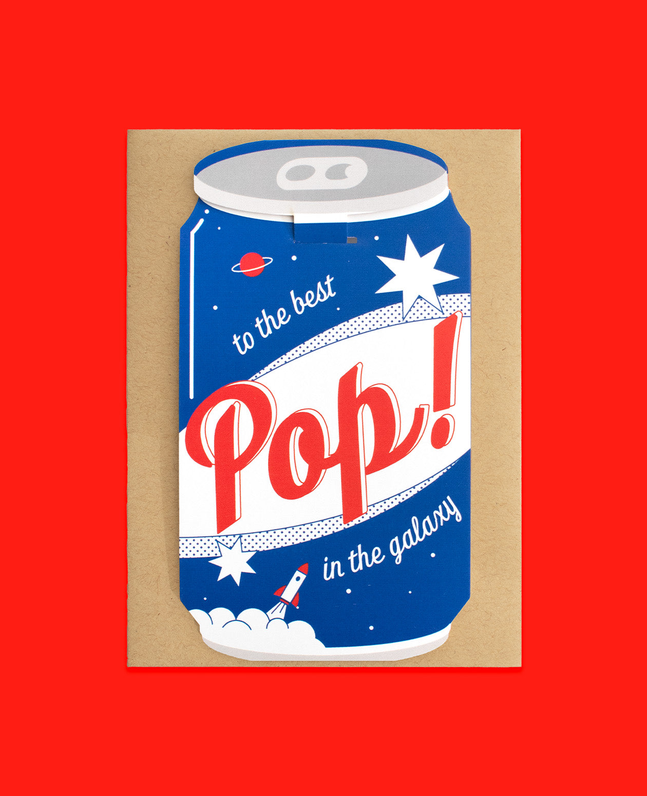 Best Pop Soda Can Father's Day Card