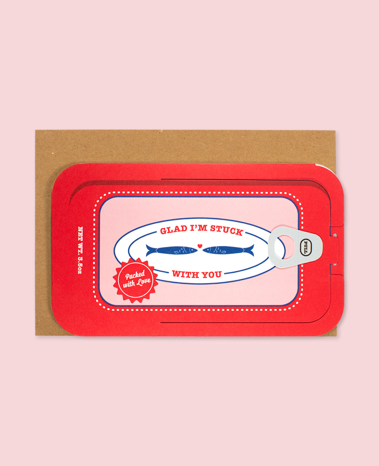 Stuck With You Sardine Can Card