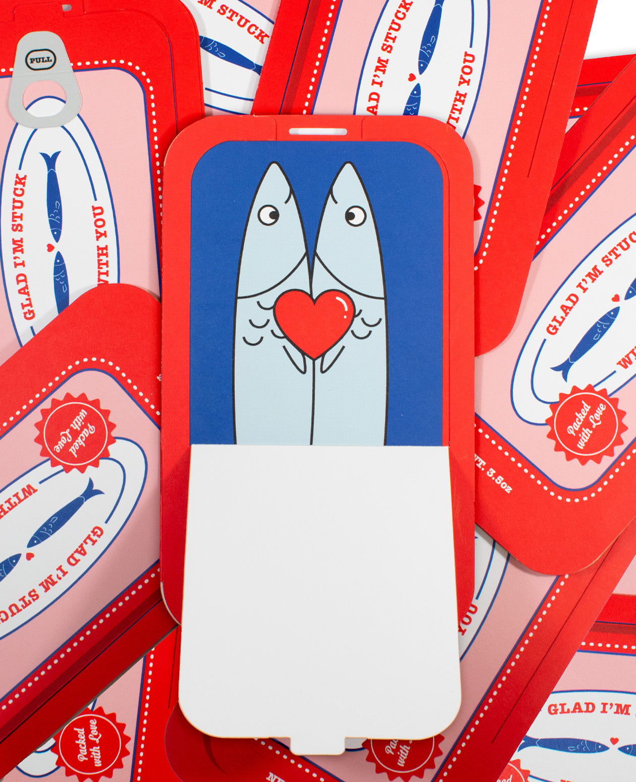 Stuck With You Sardine Can Card