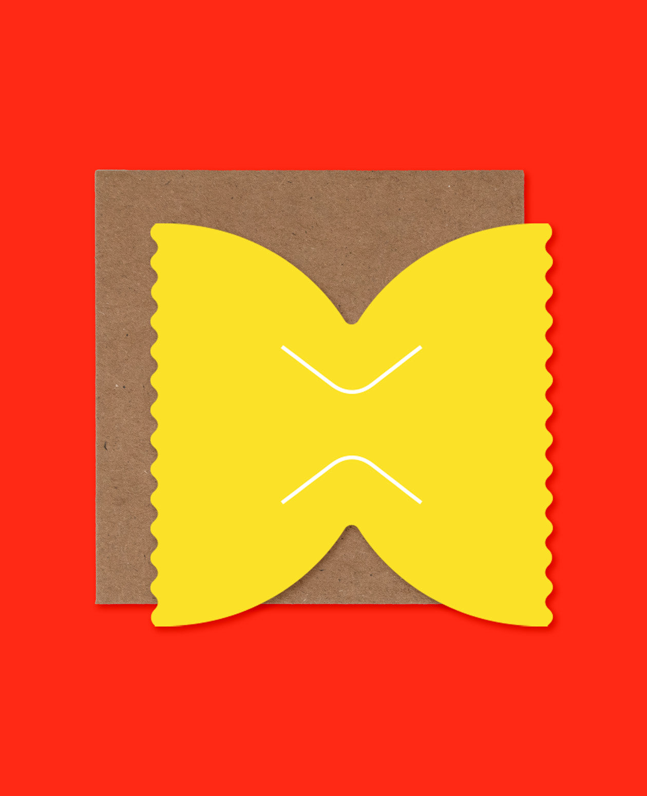 Farfalle Mini Pasta Greeting Card
