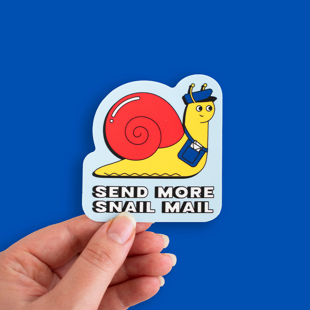 Send More Snail Mail Vinyl Sticker