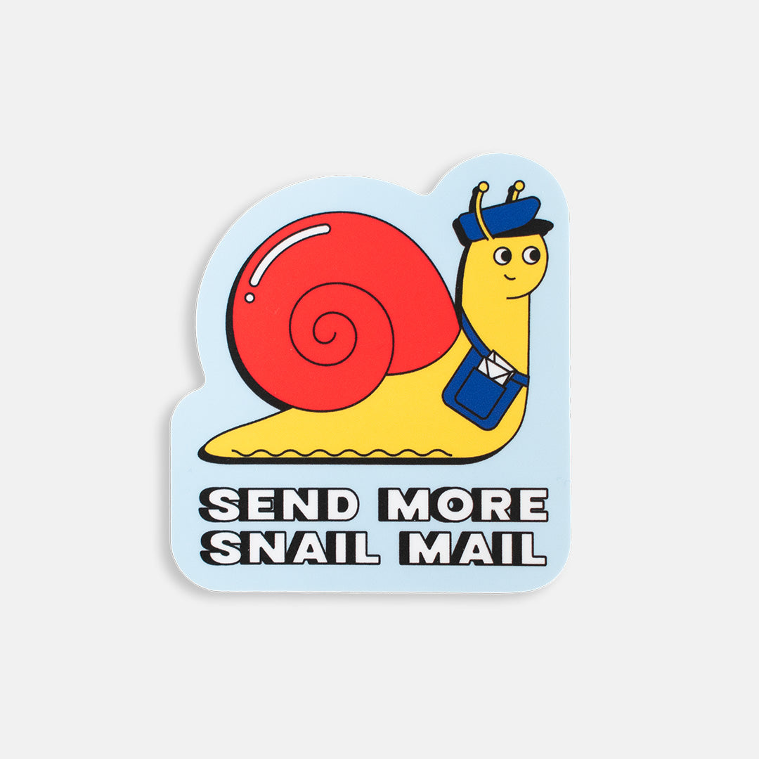 Send More Snail Mail Vinyl Sticker