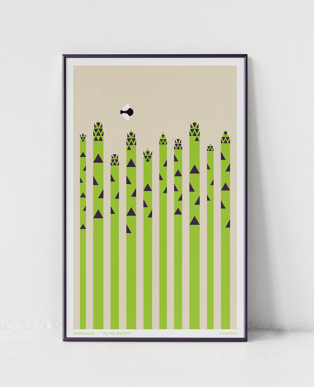 Asparagus In the Garden Art Print