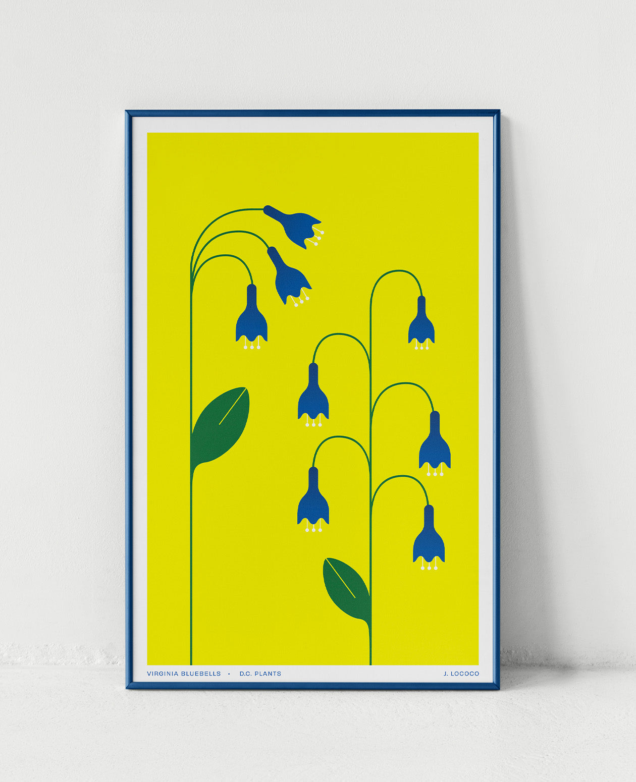 Virgina Bluebells D.C. Plants Art Print