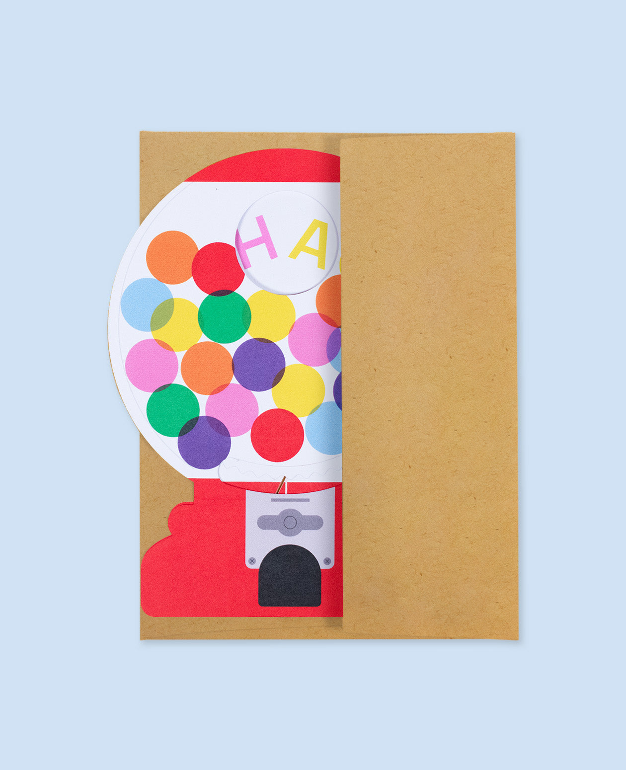 Gumball Machine Birthday Card