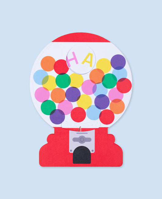 Gumball Machine Birthday Card