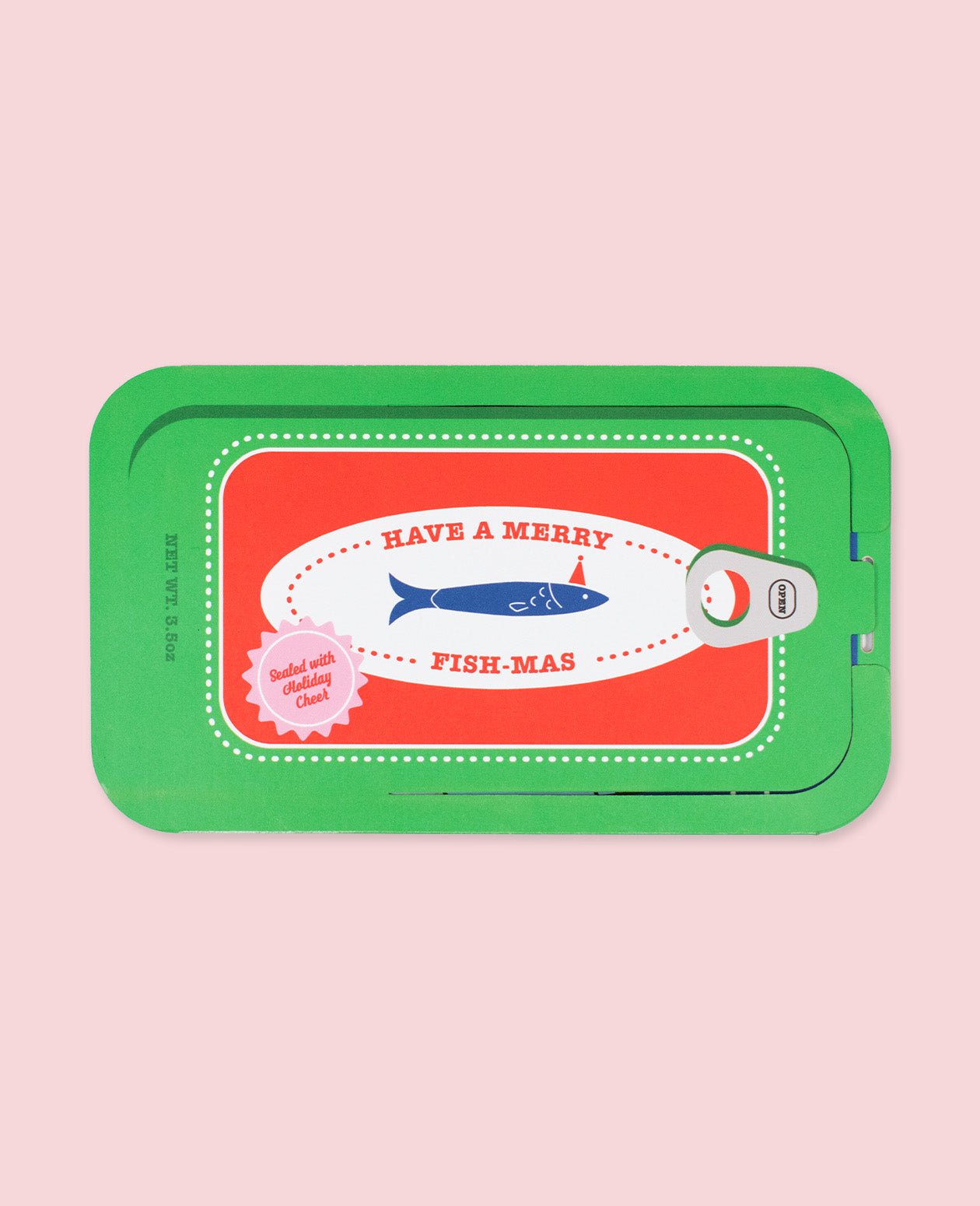 Merry Fishmas Sardine Holiday Greeting Card