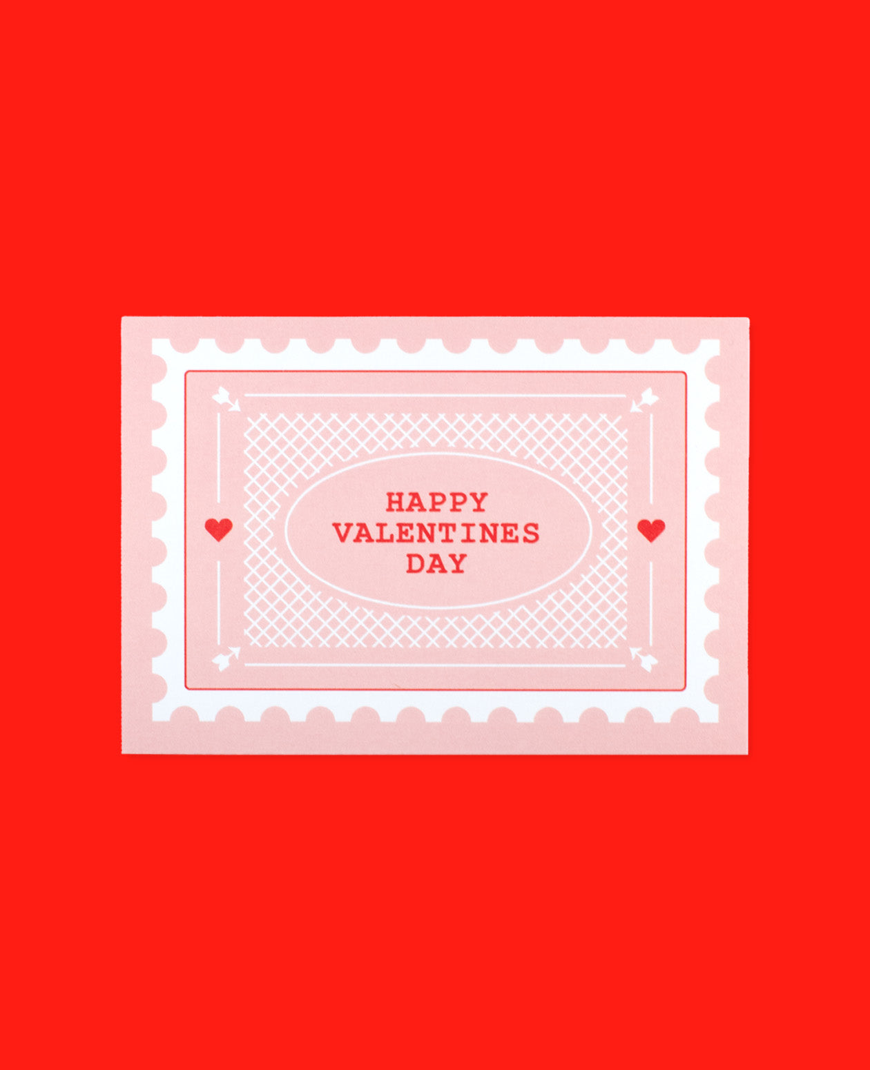 Postage Stamp Mini Valentine Card Set