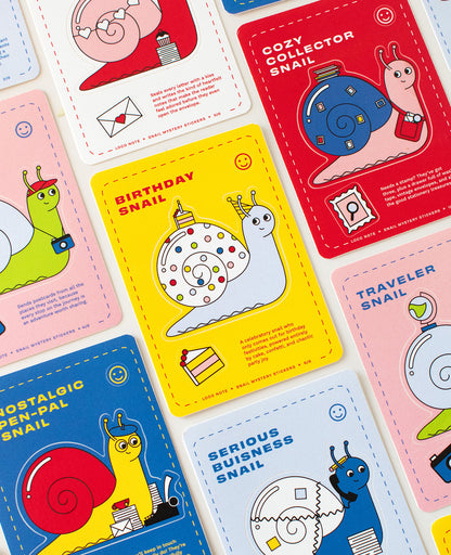 Mystery Snail Mail Sticker Sheet
