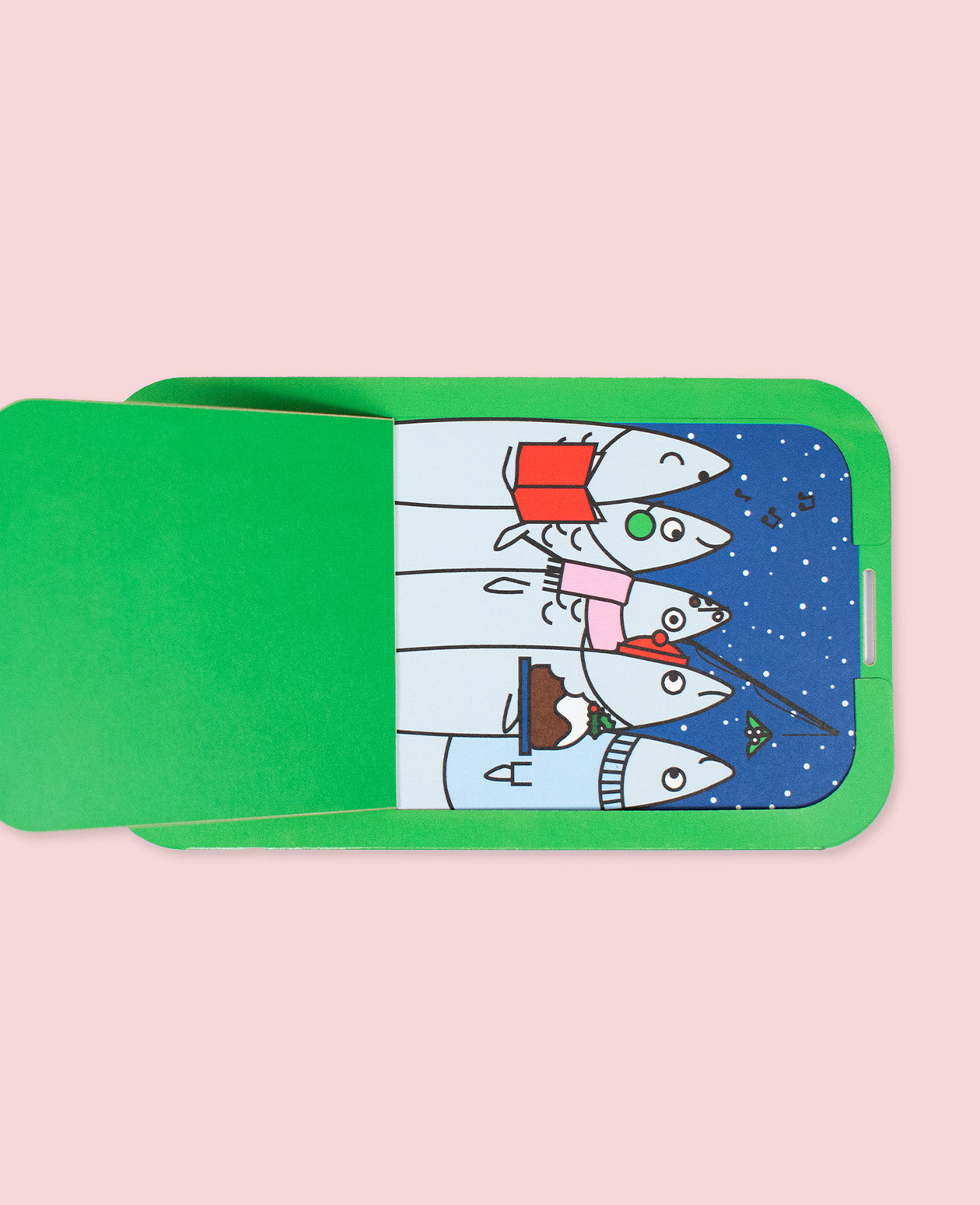 Merry Fishmas Sardine Holiday Greeting Card