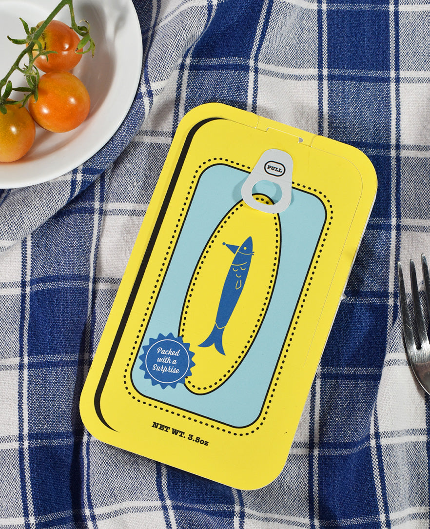 Sardine Can Birthday Card