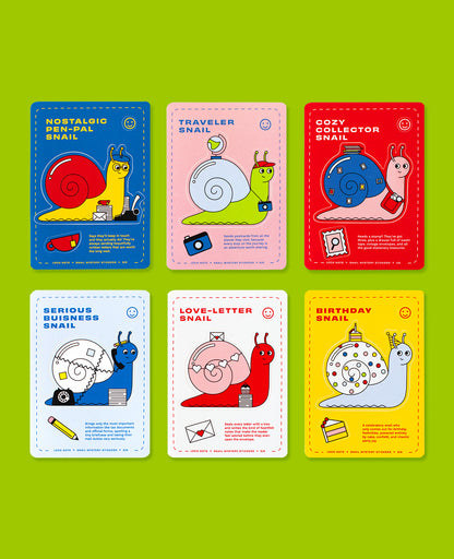 Mystery Snail Mail Sticker Sheet