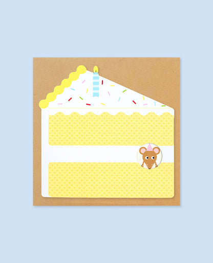 Surprise Birthday Cake Greeting Card