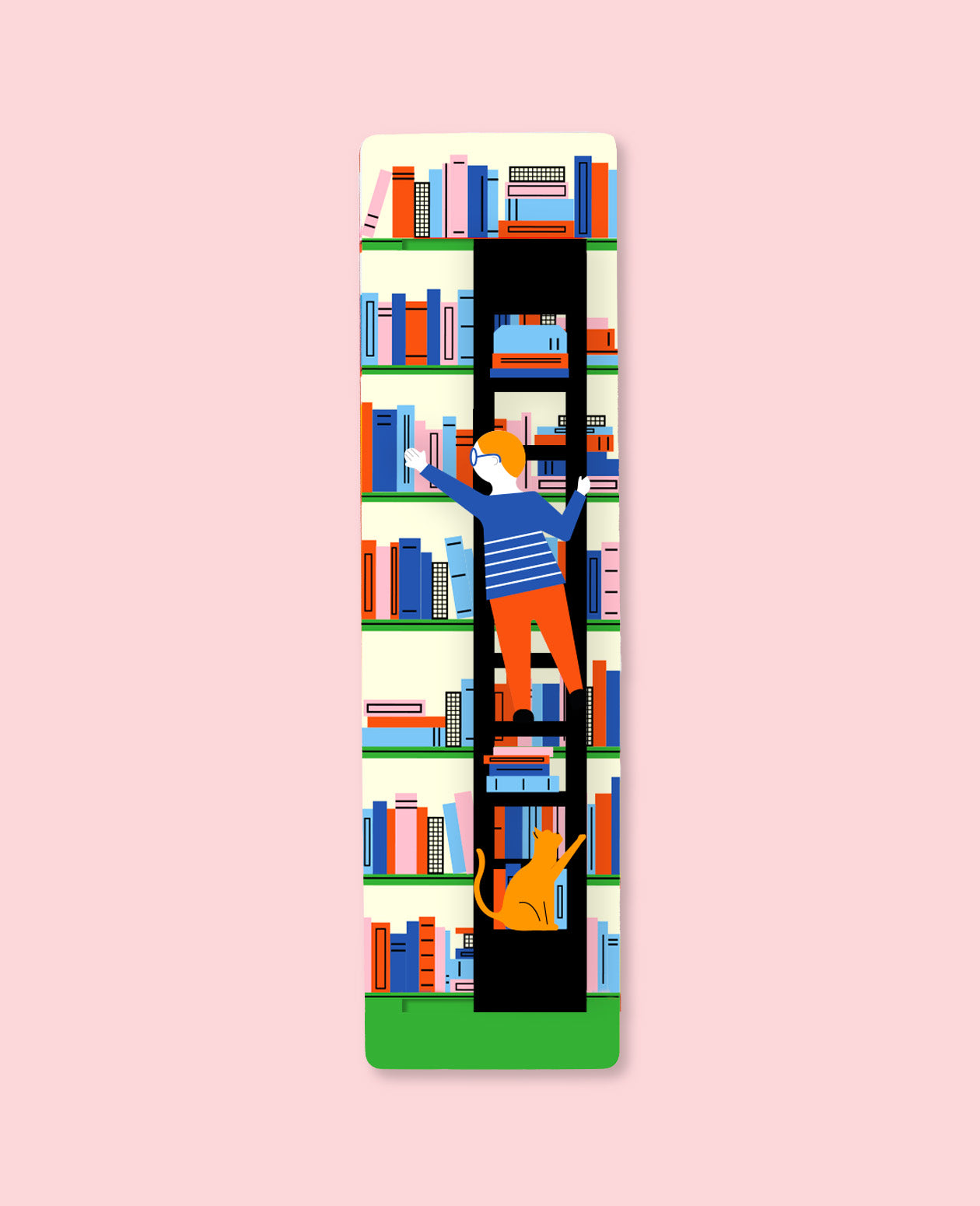 Bookcase Bookmark Green