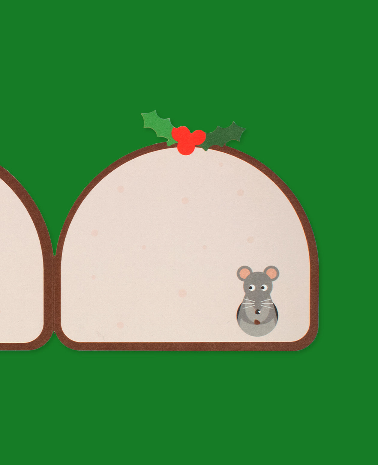 Festive Figgy Pudding Holiday Card