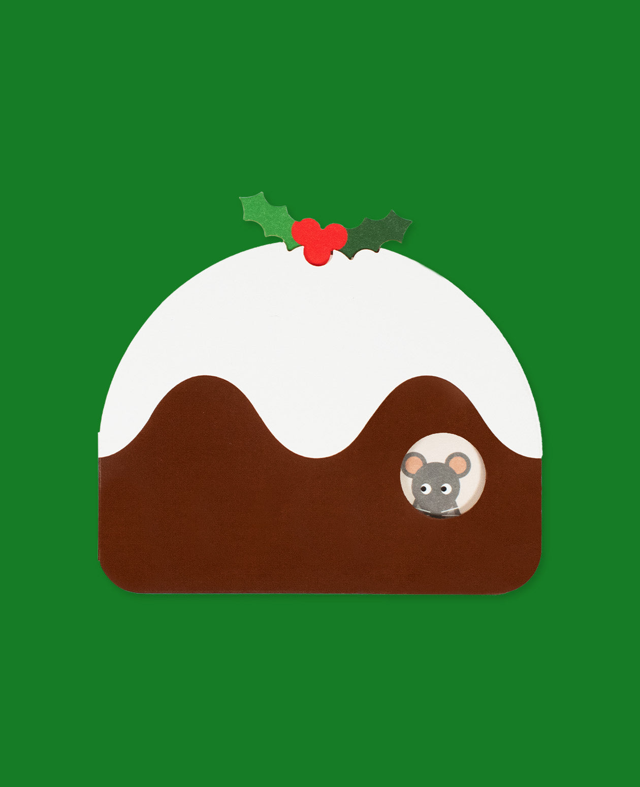 Festive Figgy Pudding Holiday Card