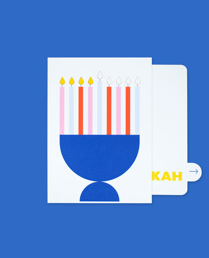Shine Bright Interactive Hanukkah Card