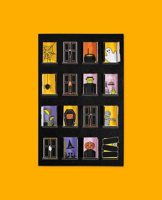 Haunted Apartment Windows Card