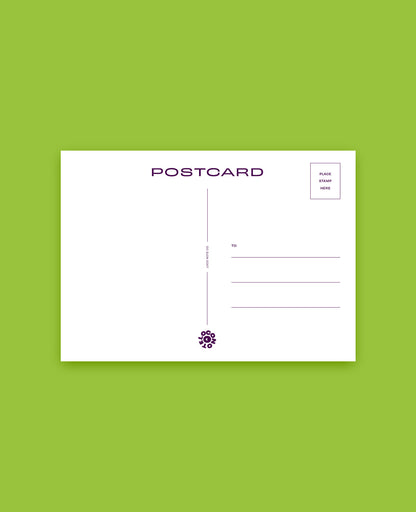 Cultivated Leek Botanical Postcard: In the Garden Illustration