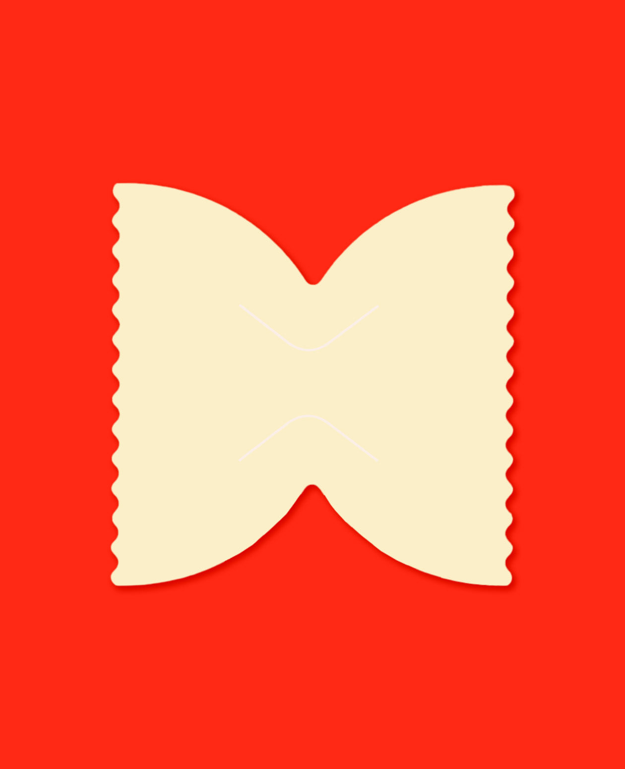 Farfalle Mini Pasta Greeting Card