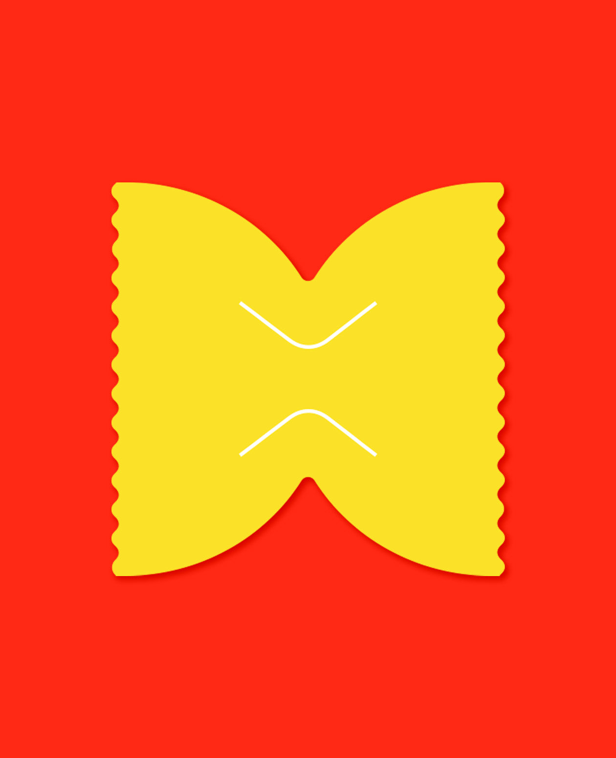 Farfalle Mini Pasta Greeting Card