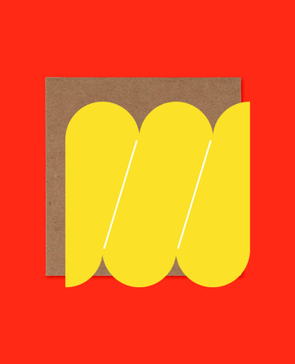 Fusilli Mini Pasta Greeting Card
