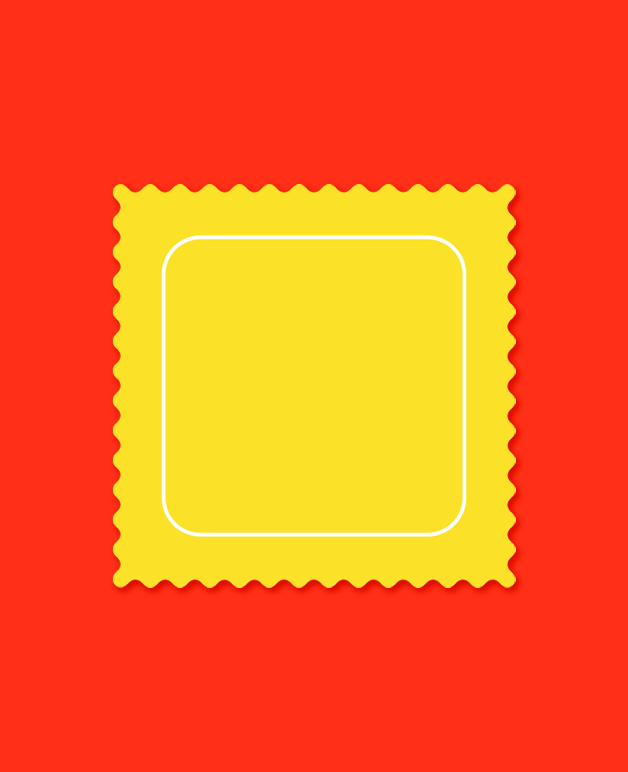 Ravioli Mini Pasta Greeting Card