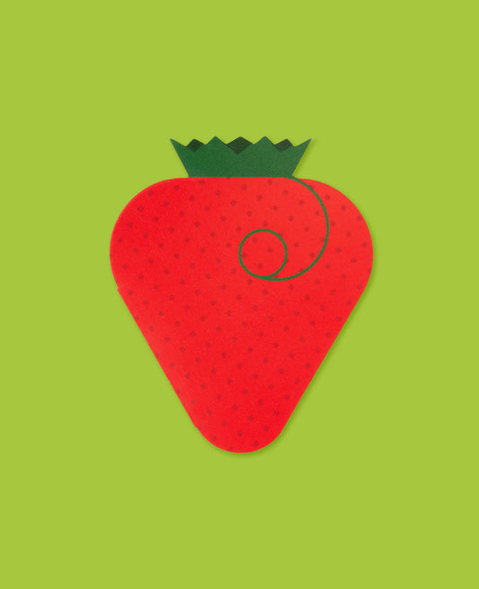 Mini Greeting Card: Strawberry