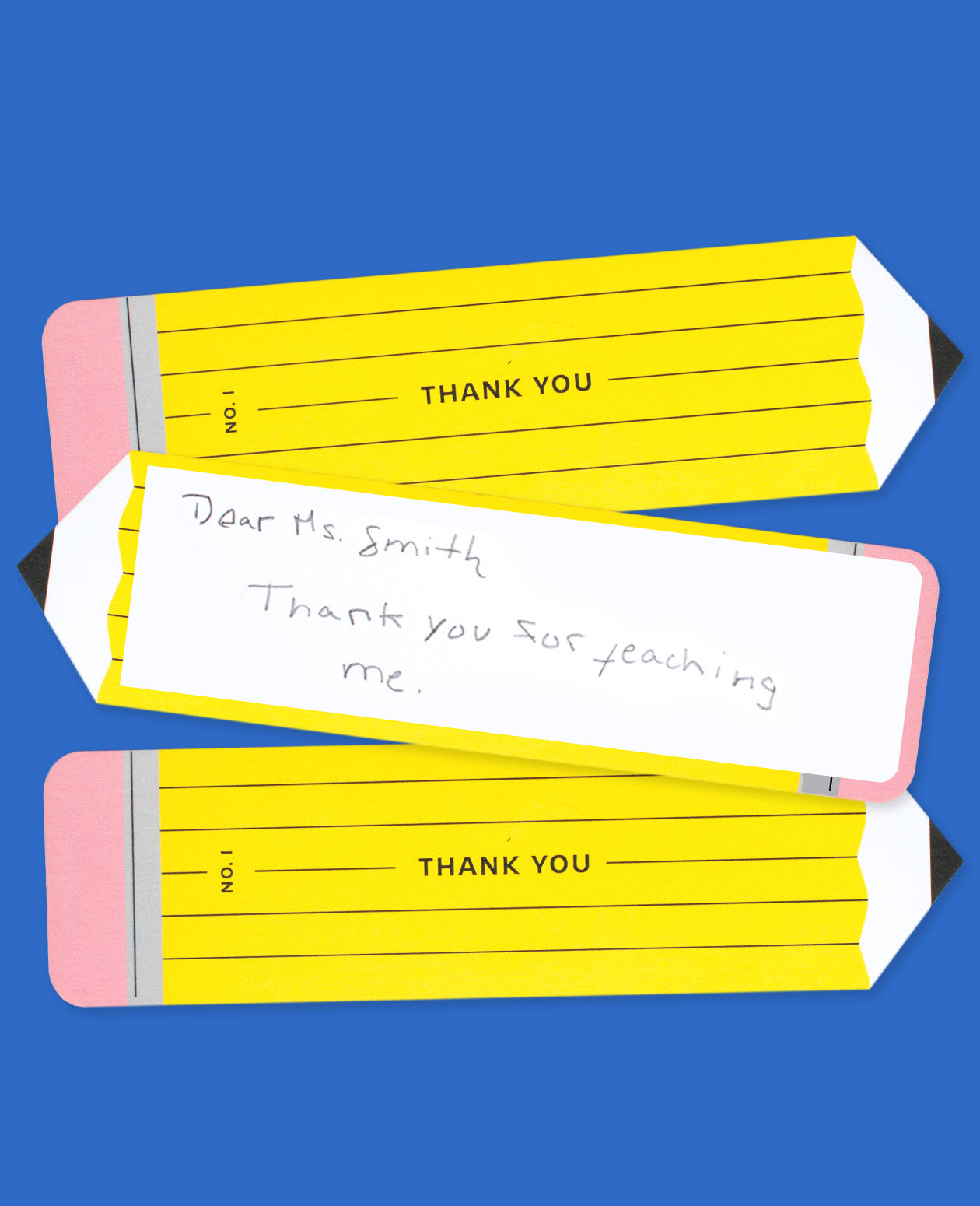 Mini Pencil Thank You Notes Set