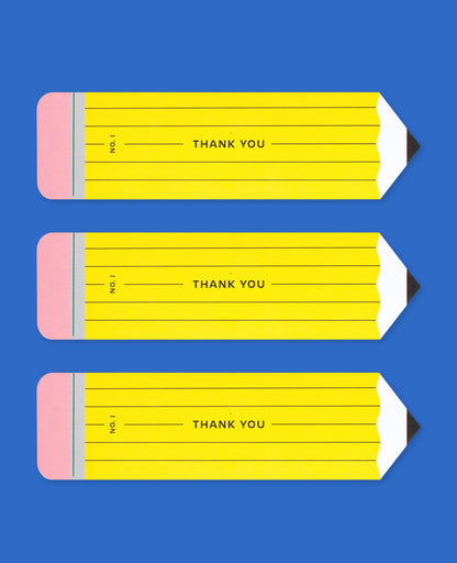 Mini Pencil Thank You Notes Set