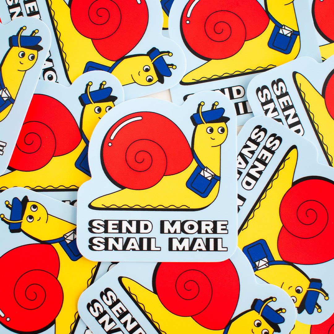 Send More Snail Mail Vinyl Sticker