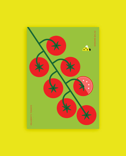 In the Garden Botanical Illustration Postcard Set