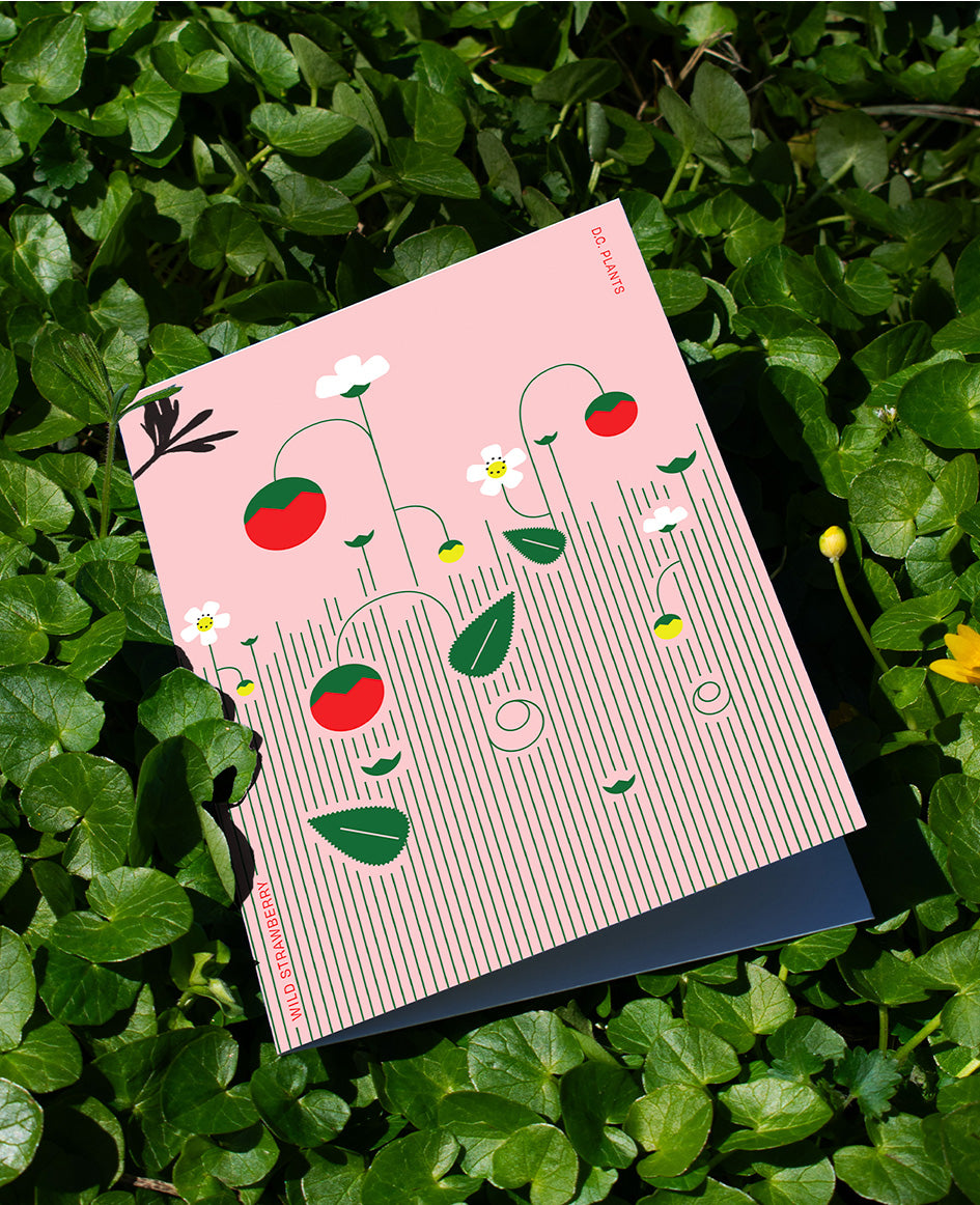 Wild Strawberries D.C. Plant Greeting Card