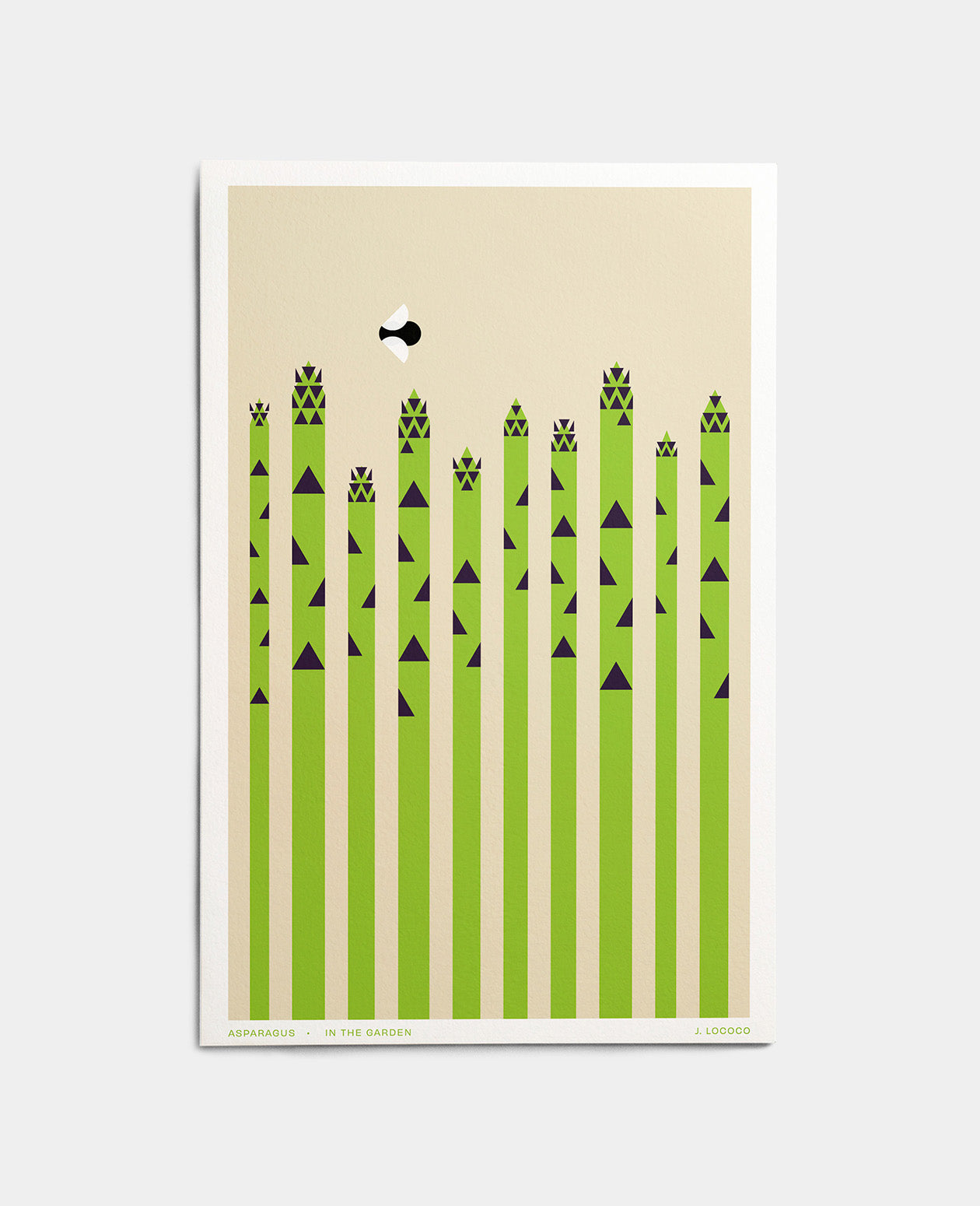 Asparagus In the Garden Art Print