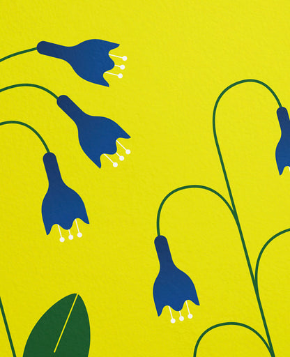 Virgina Bluebells D.C. Plants Art Print