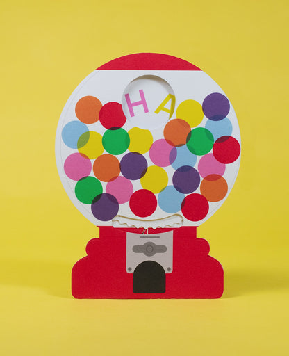 Gumball Machine Birthday Card